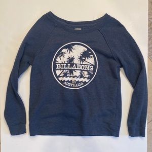 Blue Billabong Women’s sweatshirt size Large